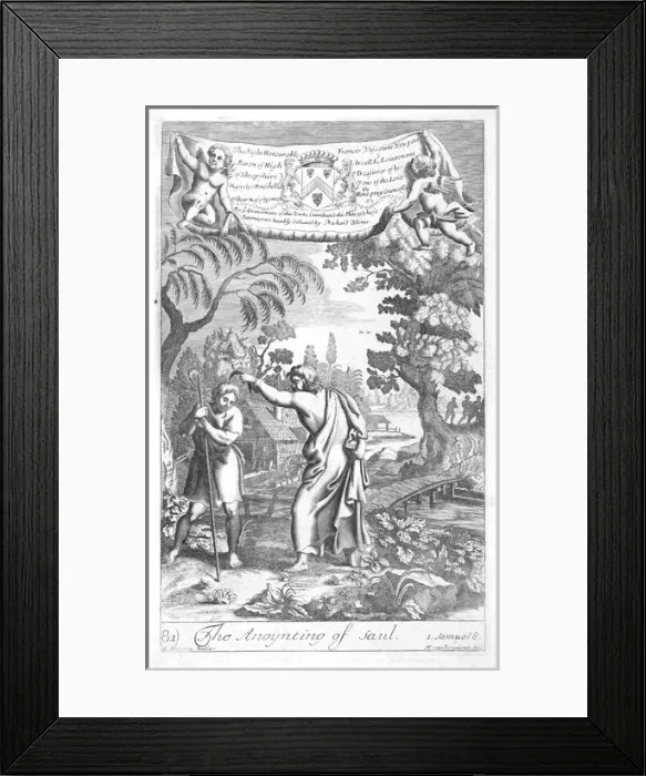 Framed Print : The anointing of Saul Framed Print : The anointing of Saul