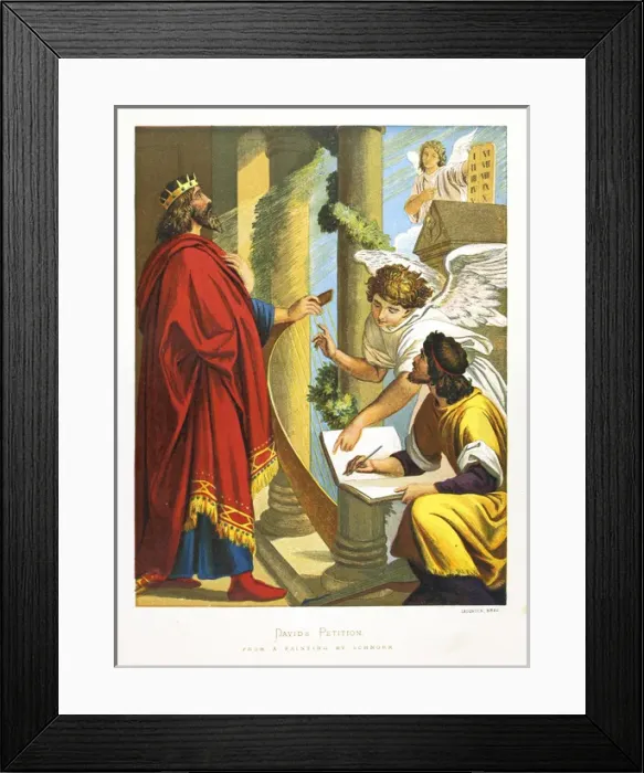 Framed Print : David colour petition Framed Print : David colour petition