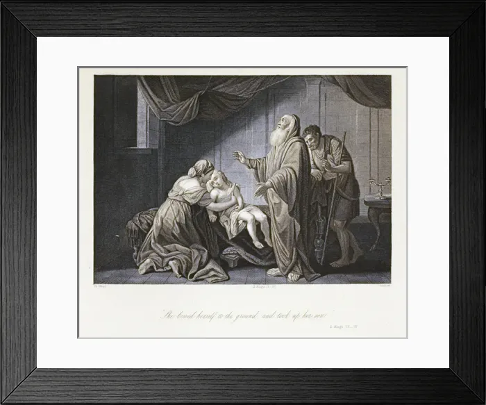 Framed Print : She bowed herself to the ground Framed Print : She bowed herself to the ground