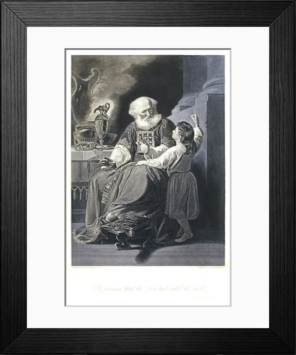 Framed Print : Eli and Samuel Framed Print : Eli and Samuel