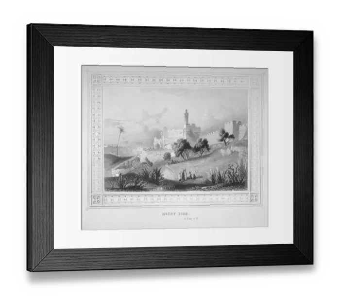 Framed Print : Mount Zion Framed Print : Mount Zion