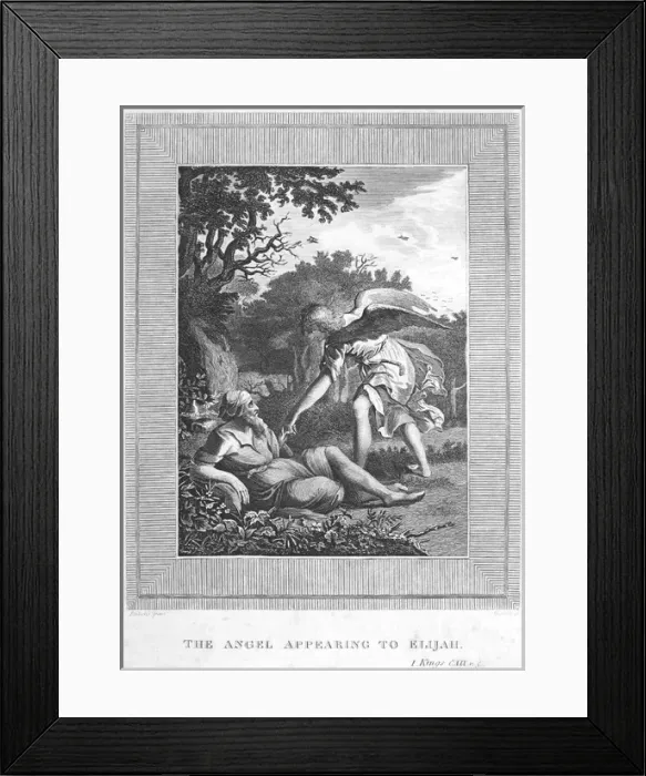 Framed Print : The angel appears to Elijah Framed Print : The angel appears to Elijah