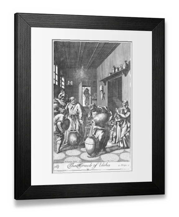 Framed Print : Miracle of Elisha Framed Print : Miracle of Elisha