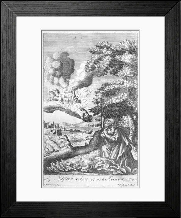 Framed Print : Elijah taken up to heaven Framed Print : Elijah taken up to heaven