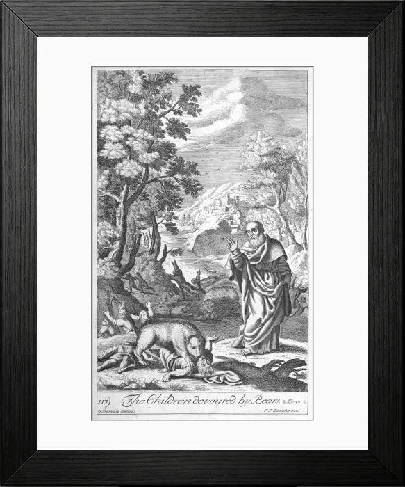 Framed Print : Children eaten by bears Kings Framed Print : Children eaten by bears Kings