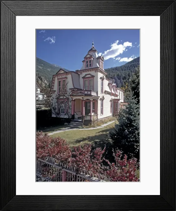 Framed Print : Georgetown Colorado Carpenters Gothic Framed Print : Georgetown Colorado Carpenters Gothic