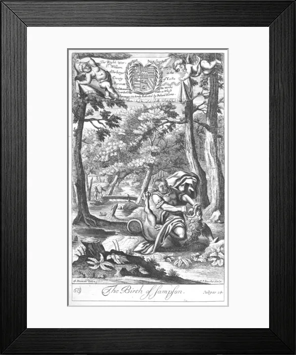 Framed Print : The birth of Samson Framed Print : The birth of Samson