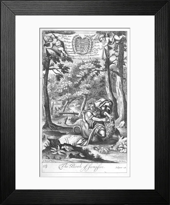 Framed Print : The birth of Samson Framed Print : The birth of Samson
