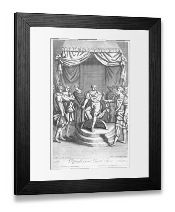 Framed Print : Rehoboams counsellor Framed Print : Rehoboams counsellor
