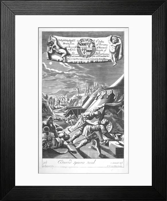 Framed Print : David spares Saul Sir John Brampton Framed Print : David spares Saul Sir John Brampton