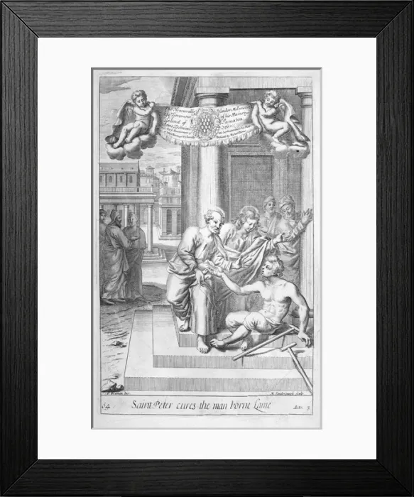 Framed Print : Peter cures ? Framed Print : Peter cures ?
