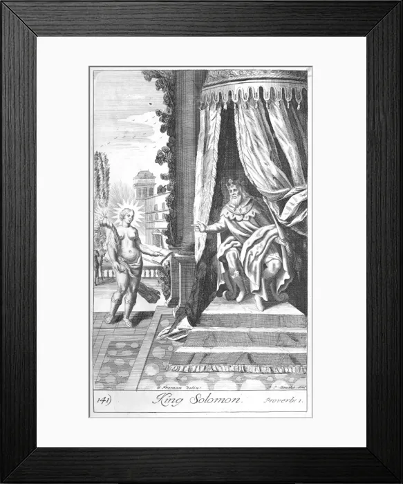 Framed Print : Solomon. Date: circa late 19th century Framed Print : Solomon. Date: circa late 19th century