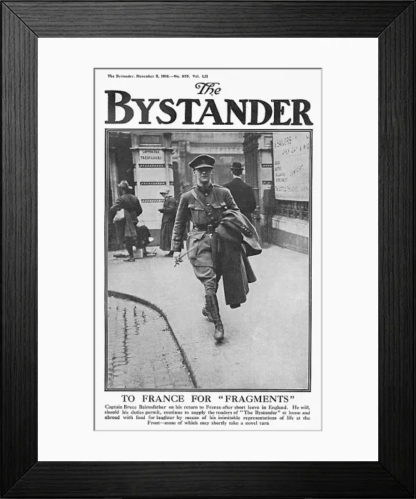 Framed Print : Captain Bruce Bairnsfather Framed Print : Captain Bruce Bairnsfather