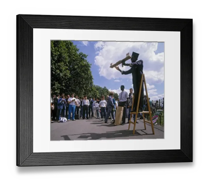 Framed Print : Speakers Corner Framed Print : Speakers Corner