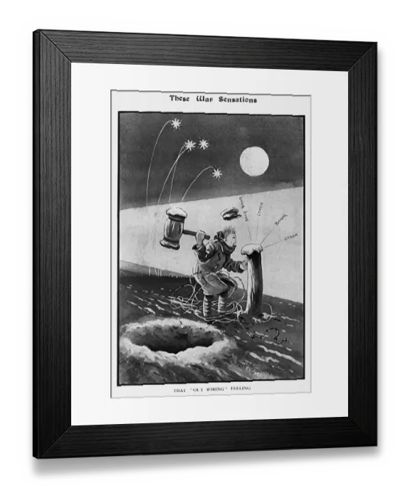 Framed Print : These War Sensations by Bruce Bairnsfather Framed Print : These War Sensations by Bruce Bairnsfather