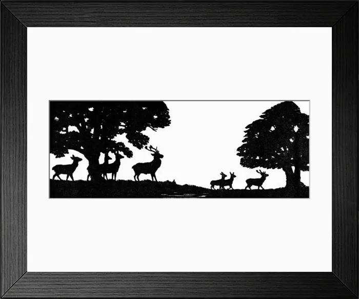 Framed Print : Silhouette design for The Orbit magazine Framed Print : Silhouette design for The Orbit magazine