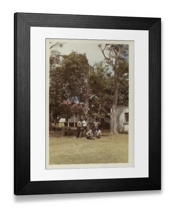 Framed Print : Scouts on a course, Mauritius Framed Print : Scouts on a course, Mauritius
