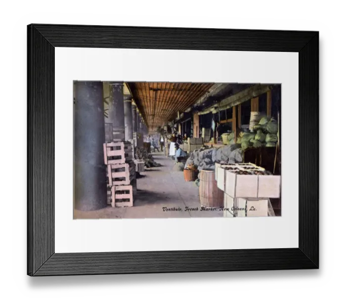 Framed Print : Vestibule, French Market, New Orleans, USA Framed Print : Vestibule, French Market, New Orleans, USA