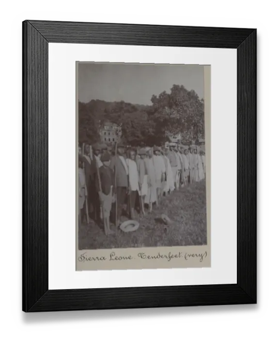 Framed Print : New boy scouts in Sierra Leone, West Africa Framed Print : New boy scouts in Sierra Leone, West Africa