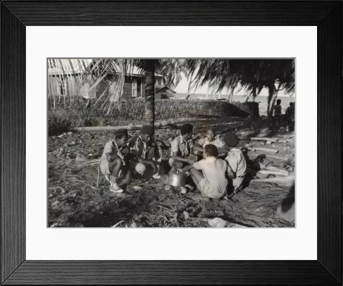 Framed Print : Boy scouts in Georgetown, Saint Vincent, West Indies Framed Print : Boy scouts in Georgetown, Saint Vincent, West Indies
