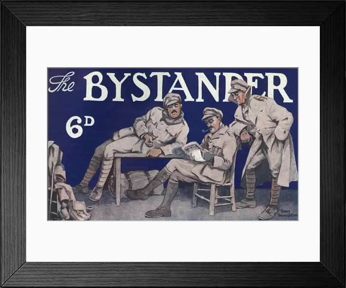 Framed Print : Bystander masthead 1917 Framed Print : Bystander masthead 1917