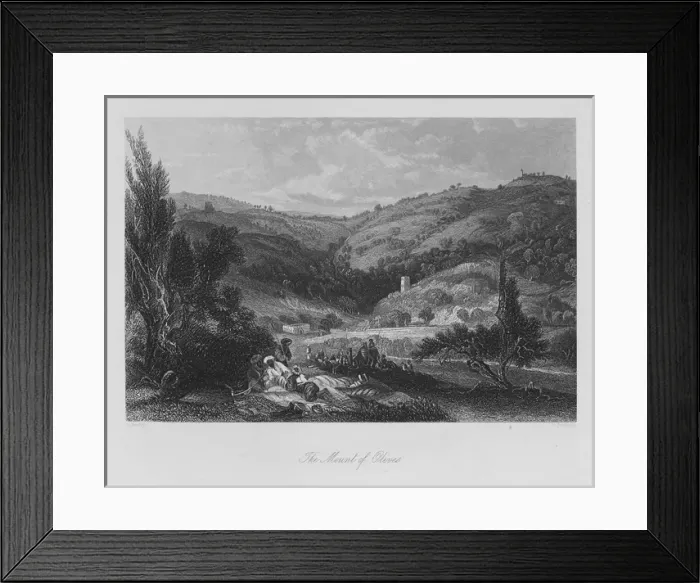Framed Print : Mount of Olives repeats Framed Print : Mount of Olives repeats