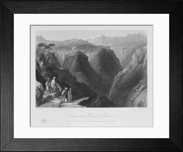 Framed Print : Mt Lebanon Framed Print : Mt Lebanon