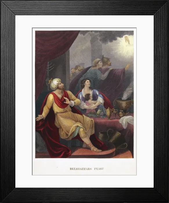 Framed Print : Belshazzars Feast Framed Print : Belshazzars Feast