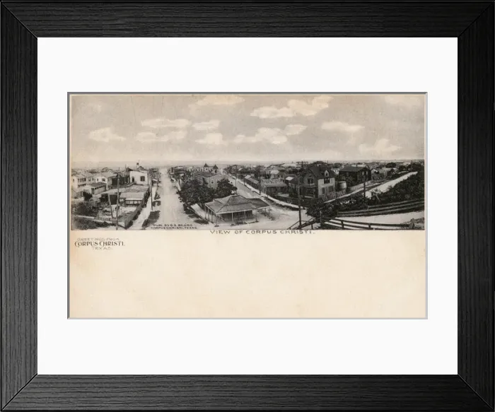 Framed Print : View of Corpus Christi, Texas, USA Framed Print : View of Corpus Christi, Texas, USA