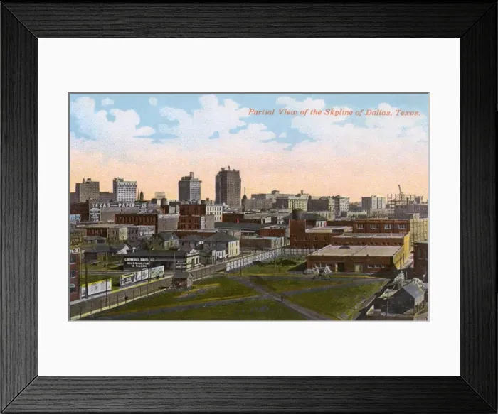 Framed Print : View of the skyline, Dallas, Texas, USA Framed Print : View of the skyline, Dallas, Texas, USA