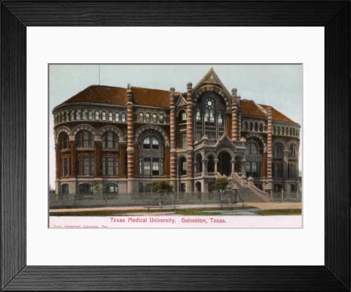 Framed Print : Texas Medical University, Galveston, Texas, USA Framed Print : Texas Medical University, Galveston, Texas, USA
