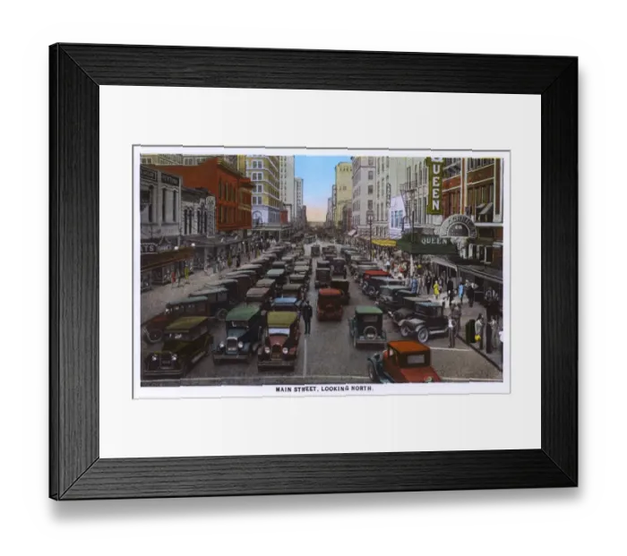 Framed Print : View of Main Street, Houston, Texas, USA Framed Print : View of Main Street, Houston, Texas, USA