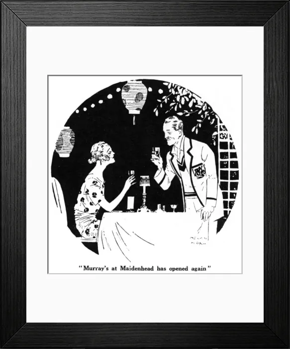 Framed Print : Murrays at Maidenhead, 1923