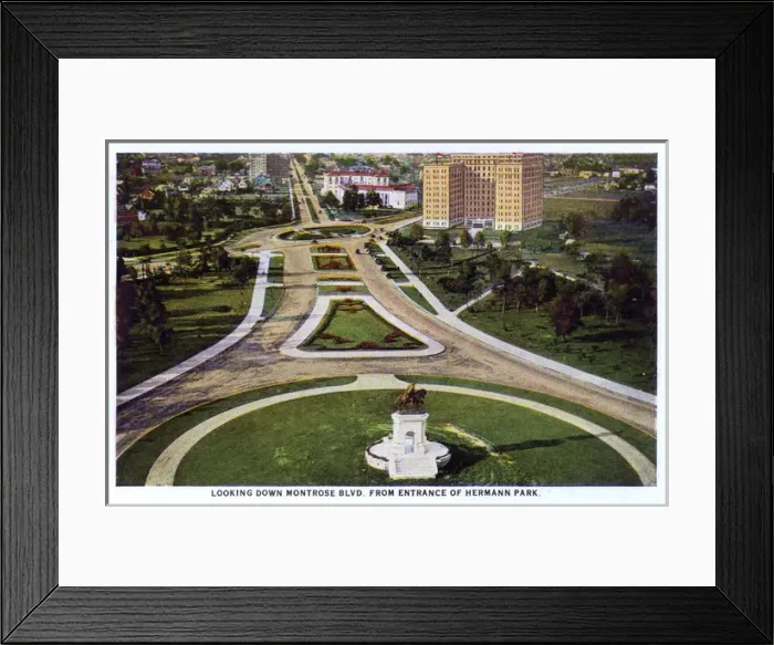 Framed Print : Montrose Boulevard, Houston, Texas, USA Framed Print : Montrose Boulevard, Houston, Texas, USA