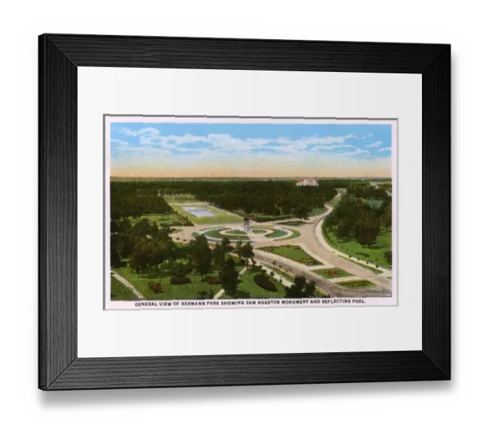 Framed Print : Hermann Park, Houston, Texas, USA Framed Print : Hermann Park, Houston, Texas, USA