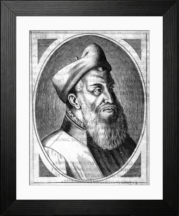Framed Print : Andrea Alciato, Italian jurist and writer Framed Print : Andrea Alciato, Italian jurist and writer