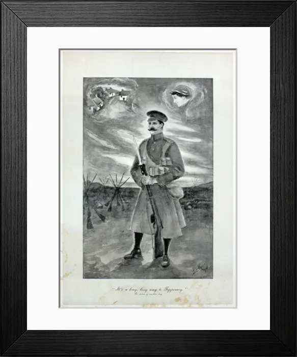 Framed Print : WWI Calendar Framed Print : WWI Calendar