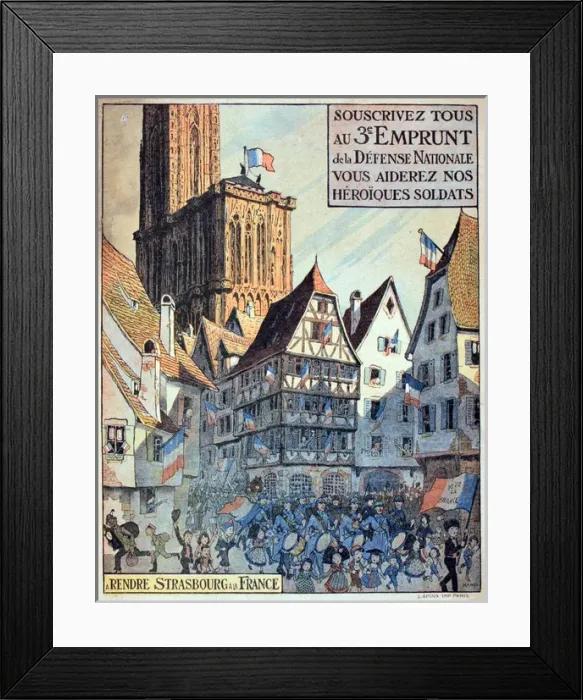 Framed Print : WWI Poster, French War Loan, 3rd issue Framed Print : WWI Poster, French War Loan, 3rd issue