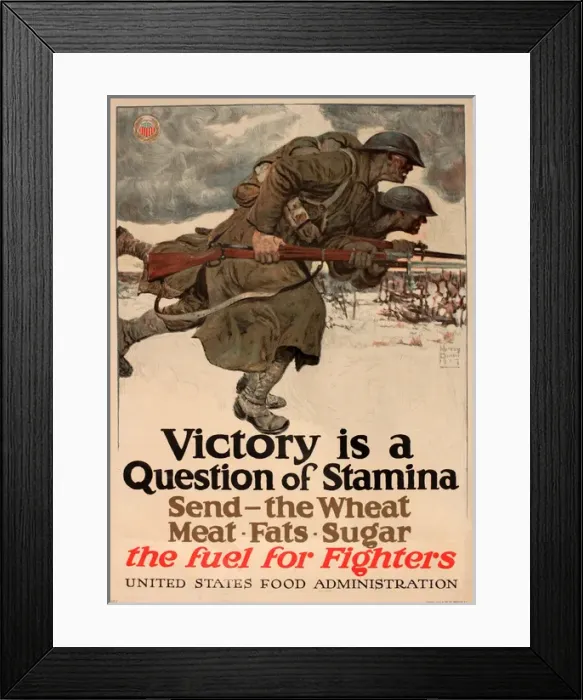 Framed Print : WWI Poster, US Food Administration Framed Print : WWI Poster, US Food Administration