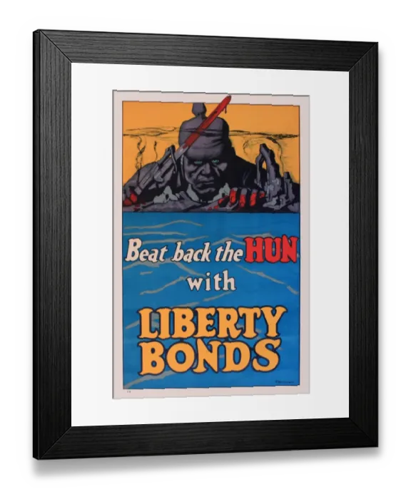 Framed Print : WWI Poster, Liberty Bonds Framed Print : WWI Poster, Liberty Bonds
