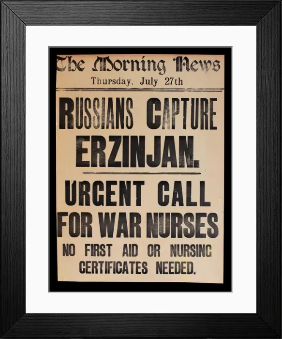 Framed Print : WWI News Vendors Stand Poster Framed Print : WWI News Vendors Stand Poster