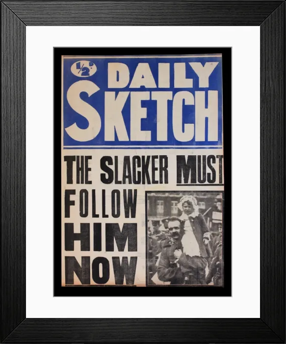 Framed Print : WWI News Vendors Stand Poster Framed Print : WWI News Vendors Stand Poster