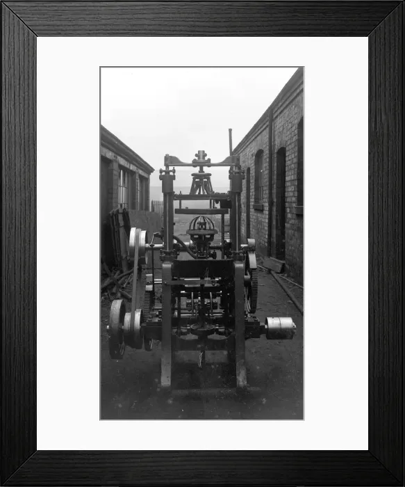 Framed Print : Brim making machine Framed Print : Brim making machine