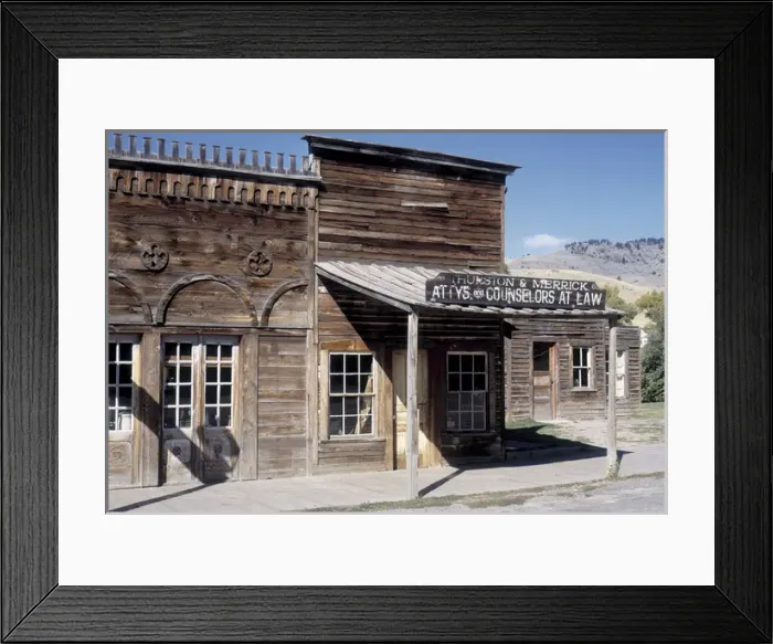 Framed Print : Virginia City Law Offices Framed Print : Virginia City Law Offices