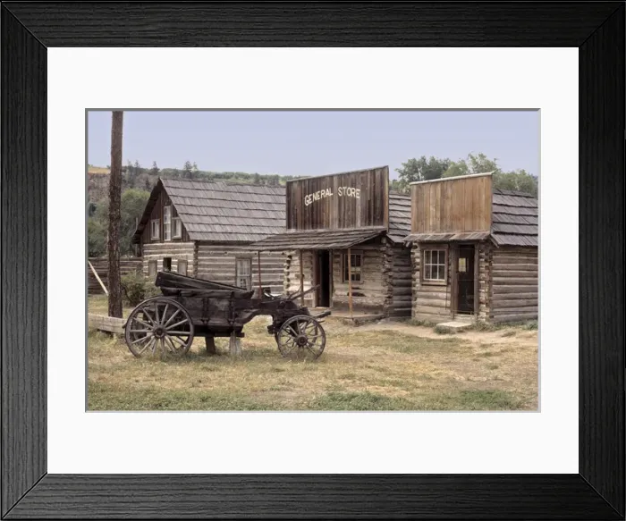 Framed Print : Chelan Pioneer Village Washington Framed Print : Chelan Pioneer Village Washington