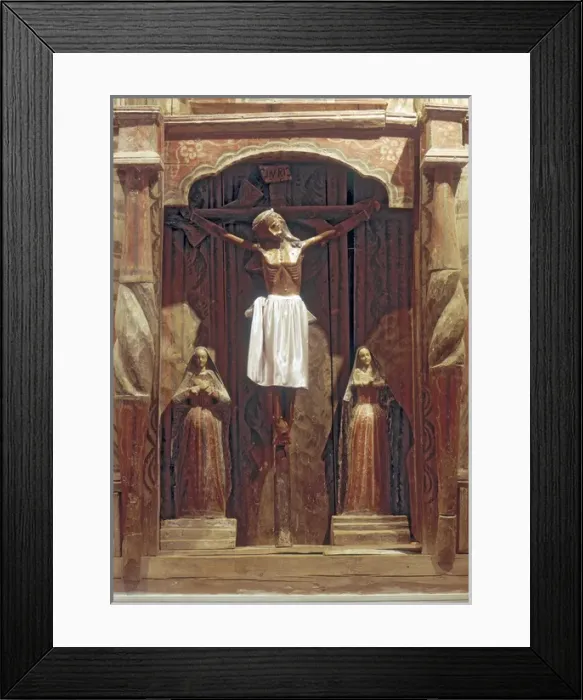 Framed Print : Taos Pueblo Mission Altarpiece Framed Print : Taos Pueblo Mission Altarpiece