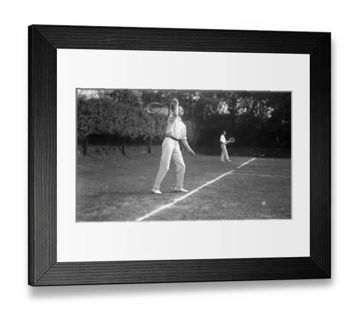 Framed Print : Tennis players on court Framed Print : Tennis players on court