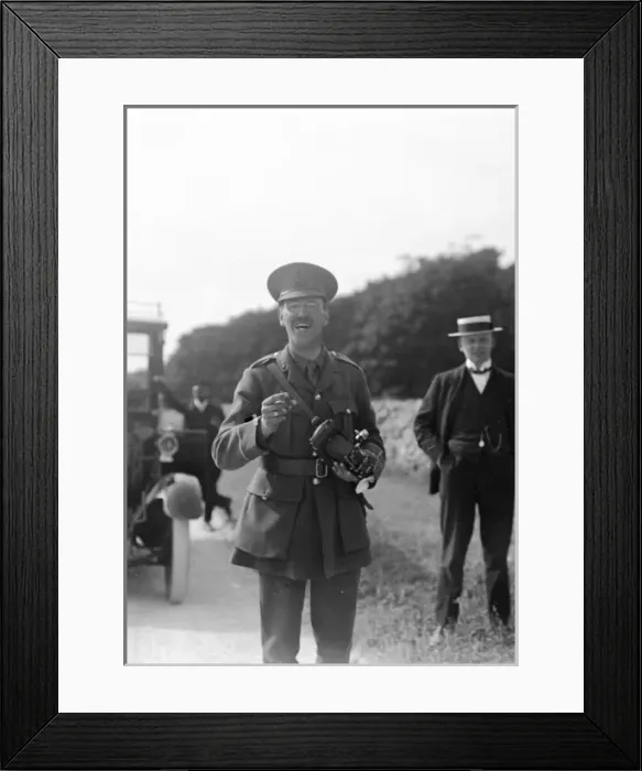 Framed Print : Soldier with camera Framed Print : Soldier with camera