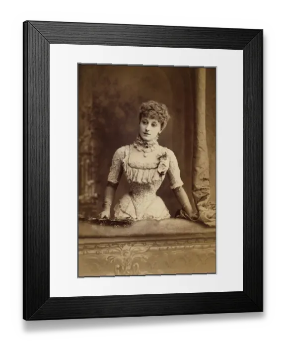 Framed Print : Kate Vaughan - Portrait Photograph Framed Print : Kate Vaughan - Portrait Photograph
