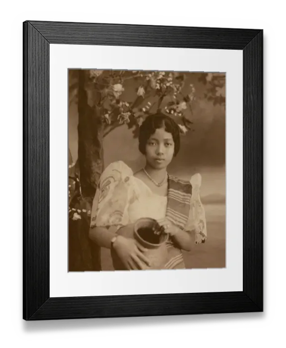 Framed Print : Early 20th Century Photo Portrait Framed Print : Early 20th Century Photo Portrait